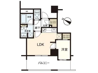 シエリアタワー仙台青葉通【3階】の間取り