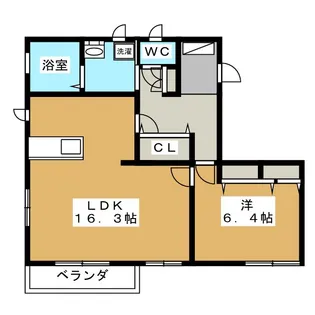 メゾンエクセルII【3階】の間取り