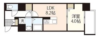 Mayfair田町Premium【6階】の間取り
