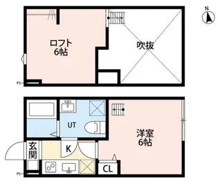 ラ・プリマベーラ【1階】の間取り