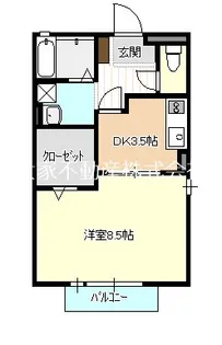 エクセレント諫早【1階】の間取り