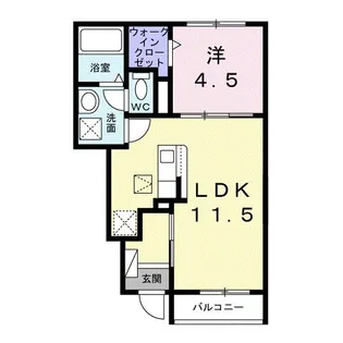 プログレス B【1階】の間取り