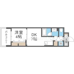 Gioia Luna【4階】の間取り