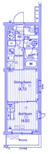 ガーラ・ステーション横浜大口【5階】の間取り