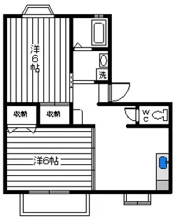 メゾンフォルムA【1階】の間取り