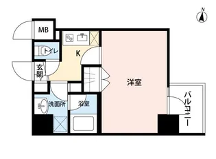 アビタ住吉【8階】の間取り