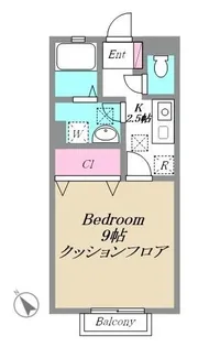 メテオールモモセ【1階】の間取り