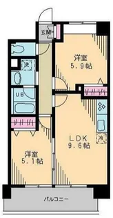 すだま【5階】の間取り