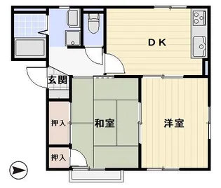 ラフォーレUENO【1階】の間取り
