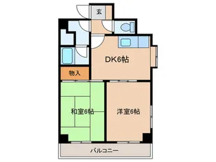 カサベルデ大島【3階】の間取り