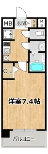 大阪WESTレジデンスII【8階】の間取り