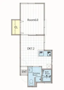 入佐アパート(A)【2階】の間取り