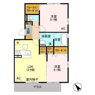 アステール高原【1階】の間取り