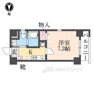ハッピー新伊丹2【2階】の間取り