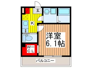 パインズ桜木町【2階】の間取り