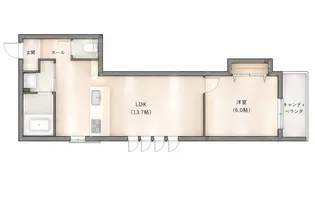 メゾンプレザント【3階】の間取り