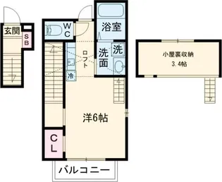 FREUDE【2階】の間取り