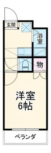 アレイズ川角【2階】の間取り