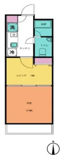 レジデンス八王子上野町【4階】の間取り