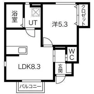 WIN大河原B棟【1階】の間取り
