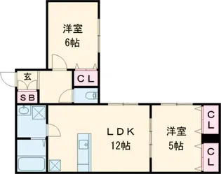 THE UNDERZ SUITE RESIDENCE【1階】の間取り