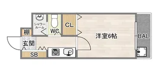 フォルム東住吉【4階】の間取り
