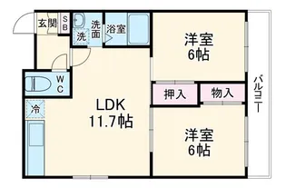 アルテ幕張【2階】の間取り