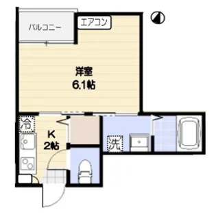 アスピオスヴィラ【2階】の間取り