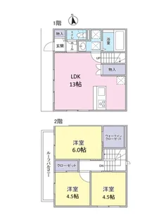 (仮称)小金井市APの間取り