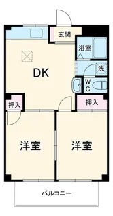 パークハイツ8【2階】の間取り