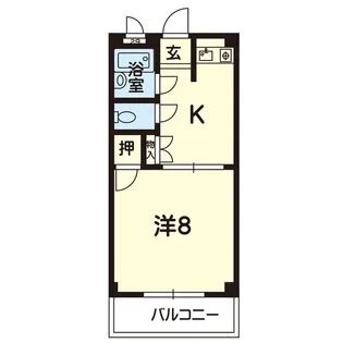 ビラ・サンライズ【2階】の間取り