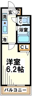 スカイコスモ国領【2階】の間取り