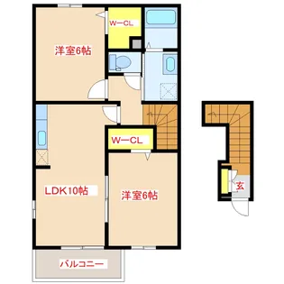 禅 II【2階】の間取り