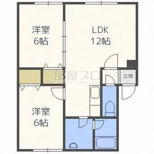 ラディアンスI【1階】の間取り