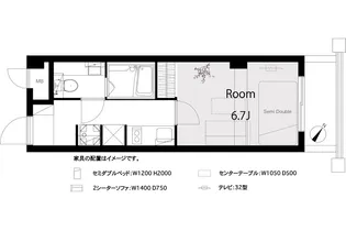 ベル・パークシテイ西新宿【3階】の間取り
