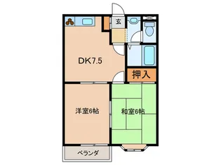 エコハウス【1階】の間取り