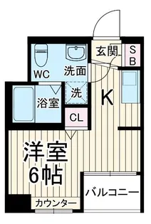 ロックヒルズ前里町【6階】の間取り