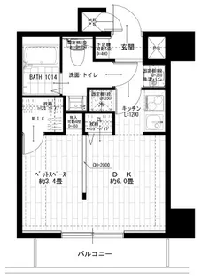 ライオンズマンション野毛山南【2階】の間取り