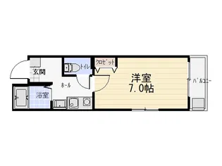 シャローム近江【2階】の間取り