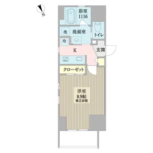 ボナール プランドール【6階】の間取り