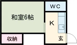 日野荘【2階】の間取り