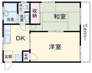 エクセルコートかしわ台II【1階】の間取り