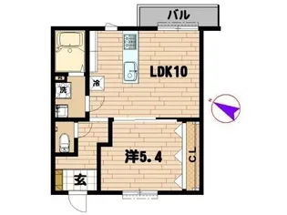 アルドゥール玉川学園【3階】の間取り