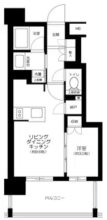 グローリオ田町【4階】の間取り