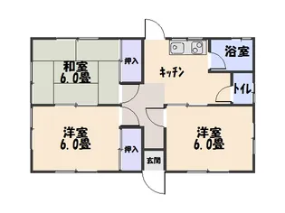 茨城県小美玉市上吉影【一戸建】の間取り