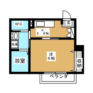 ヴランドール船橋駅前北口【1階】の間取り