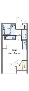 レオネクスト陽菜ハイツII【1階】の間取り