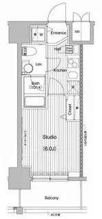 ガーラ・プレシャス品川East【2階】の間取り