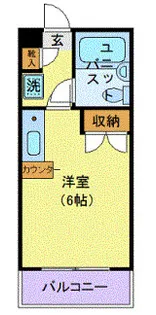 1Rの間取り画像
