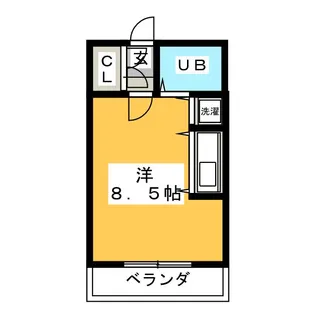 レジデンス植田【3階】の間取り